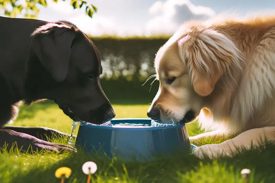 Shared Dog Water Bowl: Hygiene Hurdle